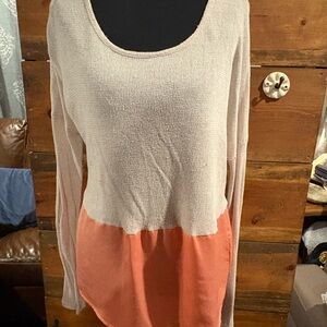 Alya Cream and Black Knit Sweater